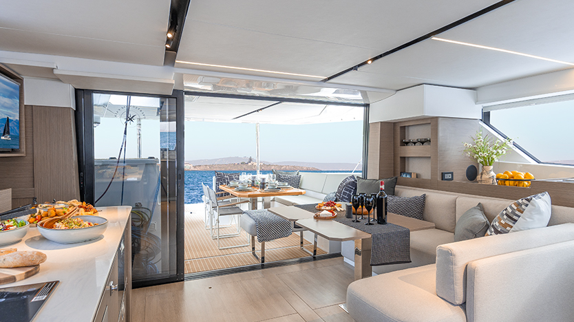 Leopard 46 Catamaran Interior